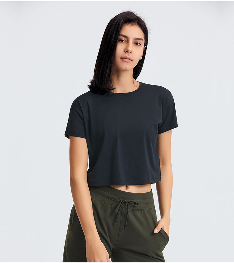 Women's Round Neck Yoga Tops